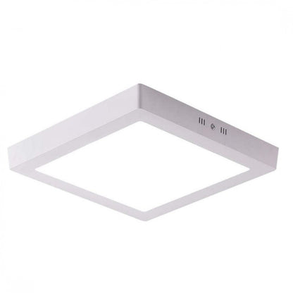 Panel LED 24W, de adosar, aplicar cuadrado BLANCO