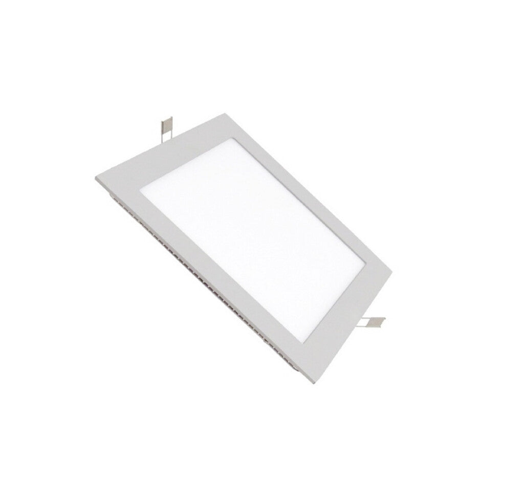 Panel LED 24W, de embutir, empotrar, cuadrado BLANCO