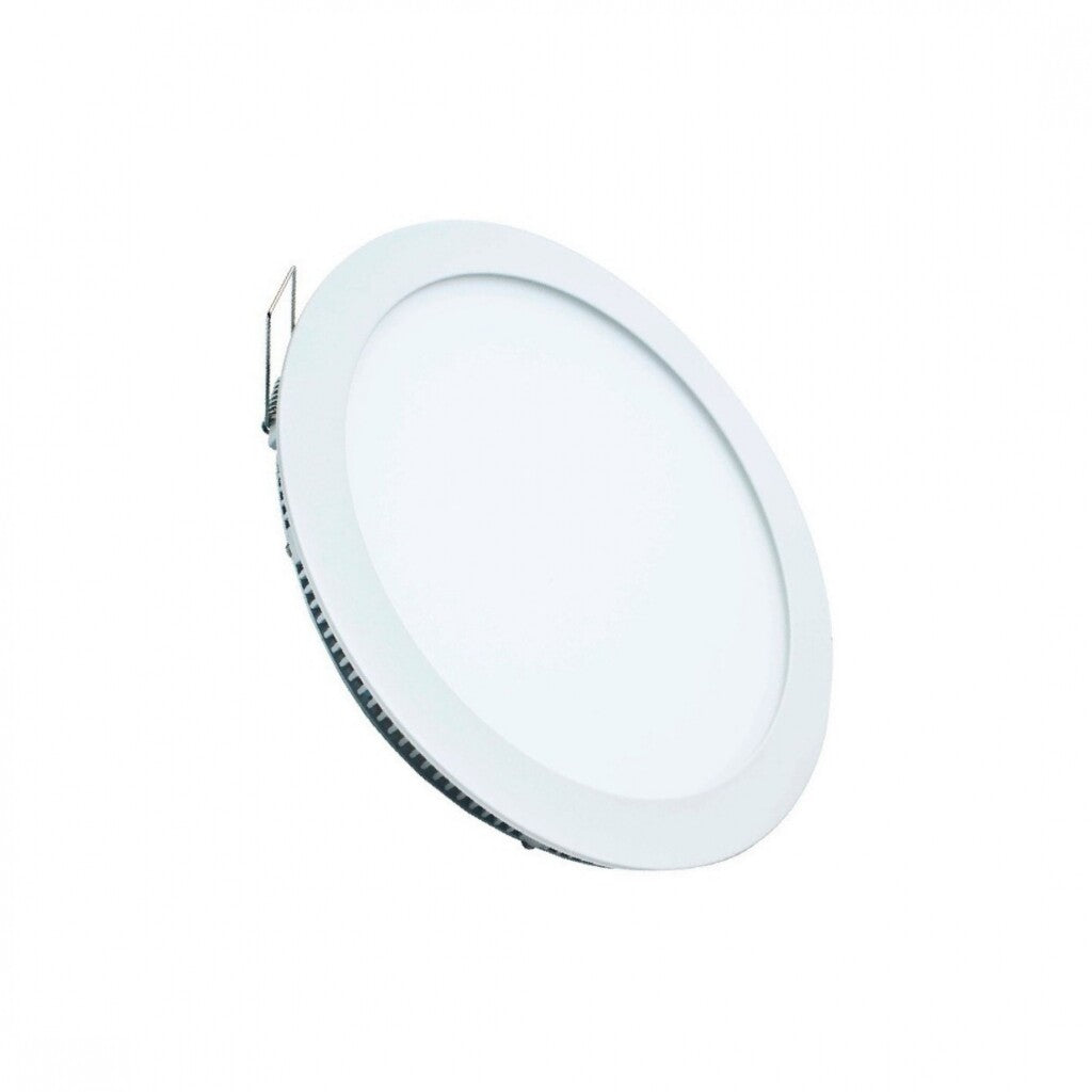 Panel LED 24W, de embutir, empotrar redondo BLANCO