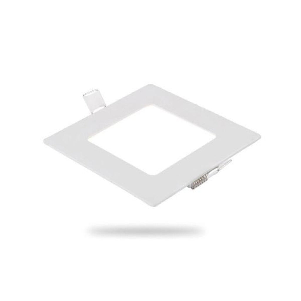 Panel LED 3W, de embutir, empotrar, cuadrado BLANCO