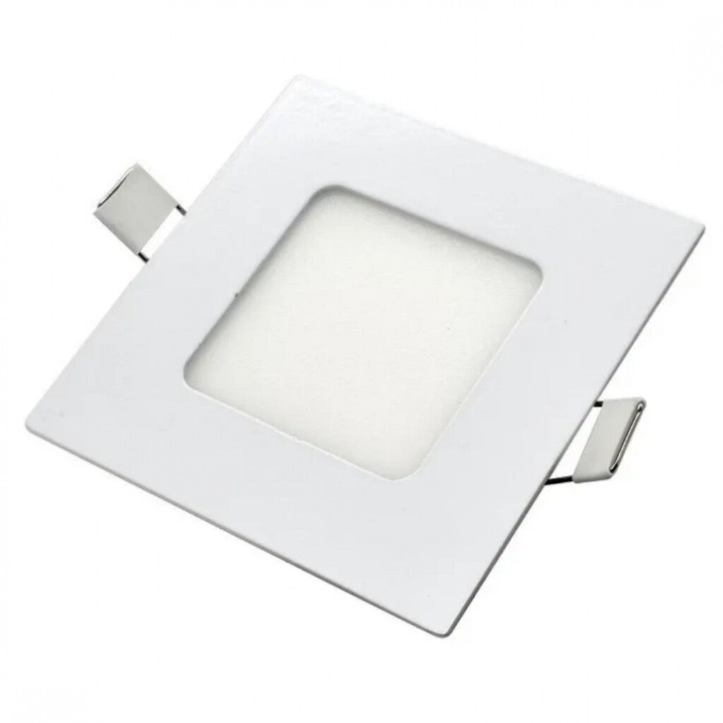 Panel LED 3W, de embutir, empotrar, cuadrado BLANCO