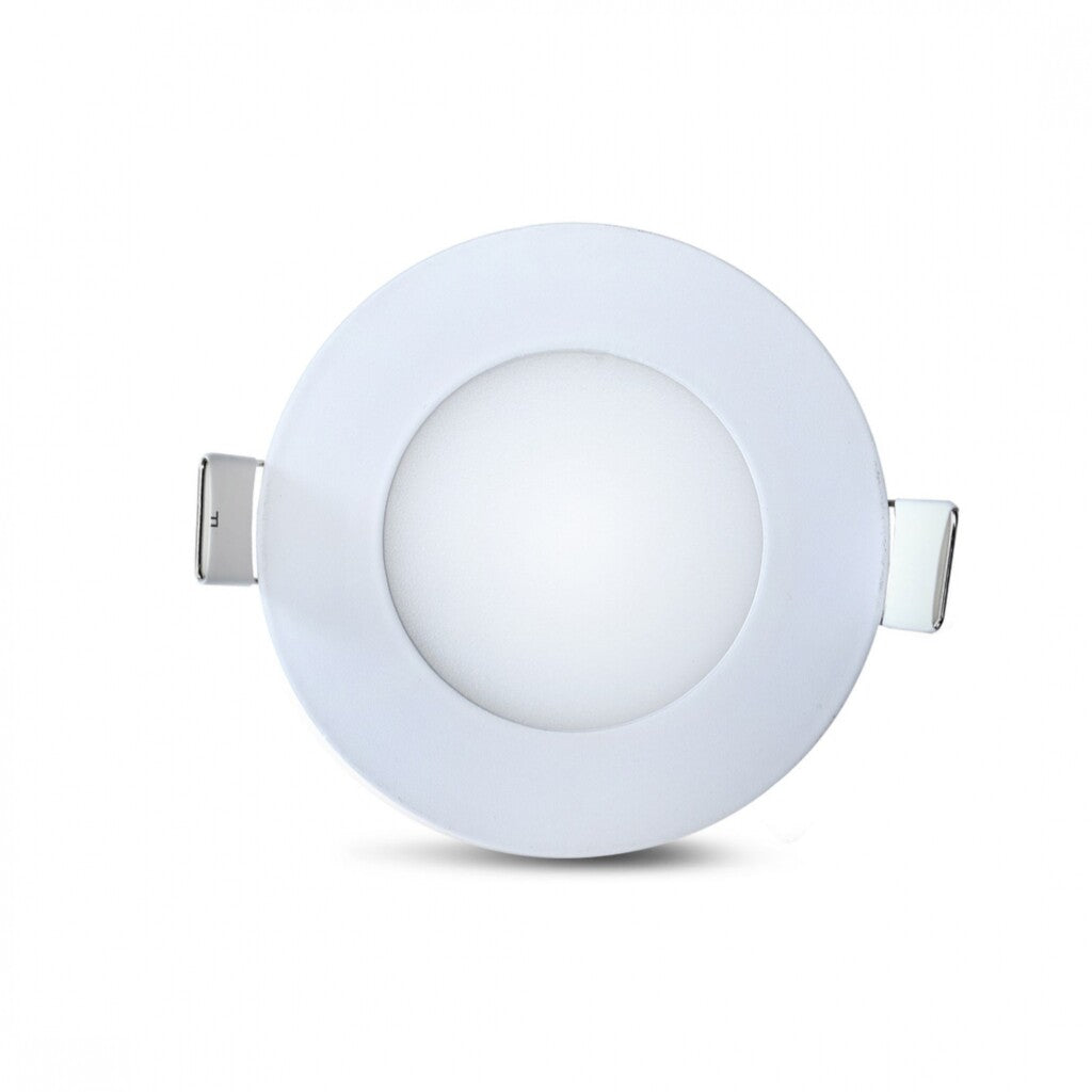 Panel LED 3W, de embutir, empotrar redondo BLANCO