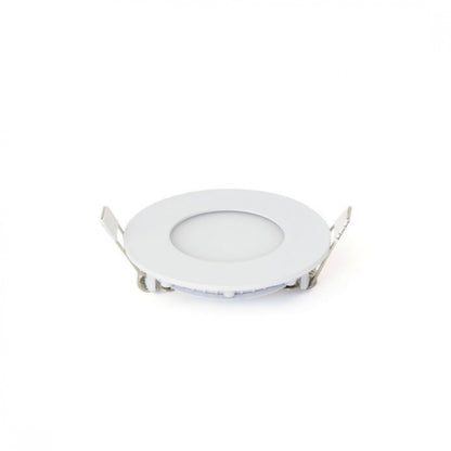 Panel LED 3W, de embutir, empotrar redondo BLANCO
