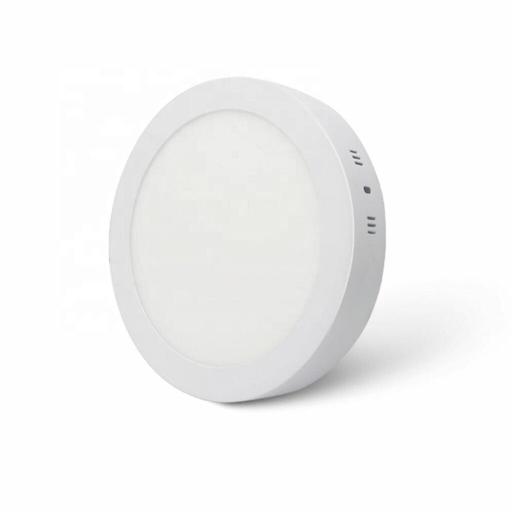 Panel LED 6W, de adosar, aplicar redondo BLANCO