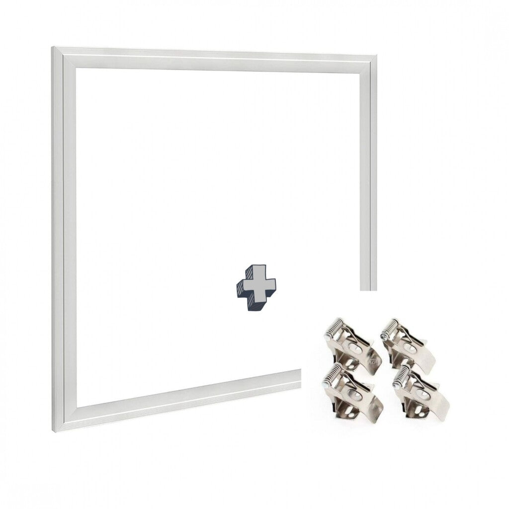 Panel Led Con Resortes De Embutir En Yeso 48w 60.3*60.3cm