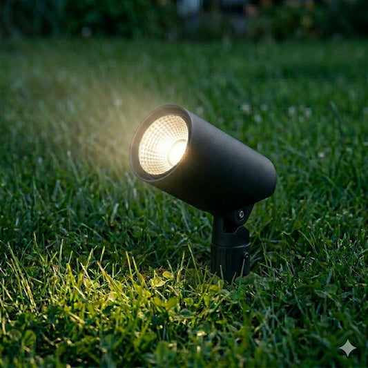 Pincho led 10w Aluminio negro IP66 24 volt