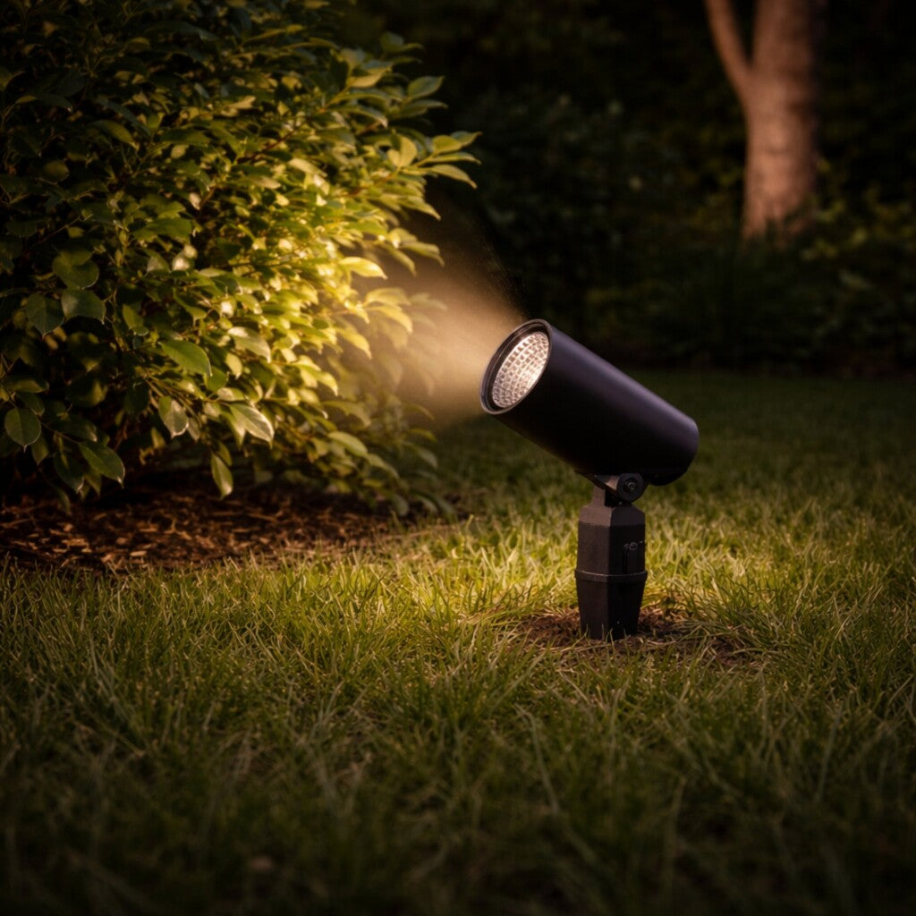 Pincho led 10w Aluminio negro IP66 24 volt