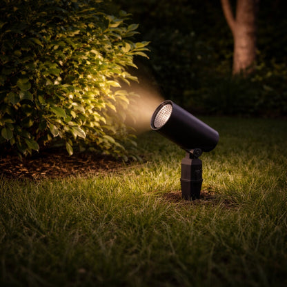 Pincho led 10w Aluminio negro IP66 24 volt
