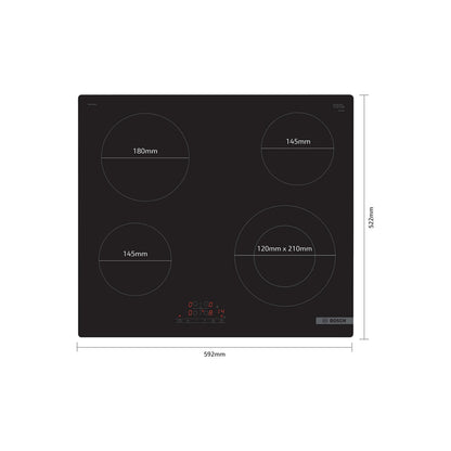 Placa vitrocerámica Bosch PKF611BB8E 60 cm