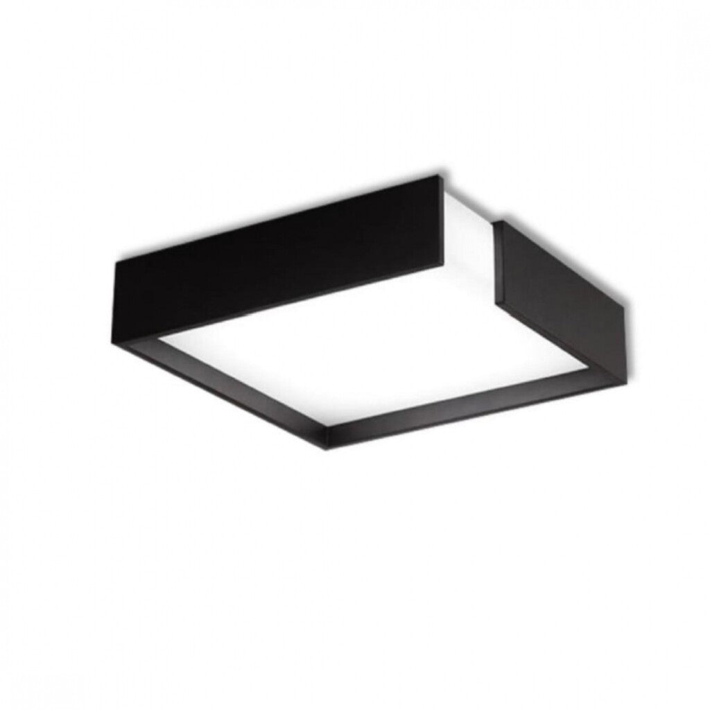 Plafón de led diseño cuadrado con corte 18W - 41cm