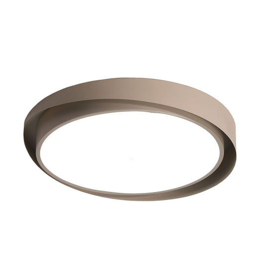 Plafón de led diseño moderno, color tostado 24W 3000K