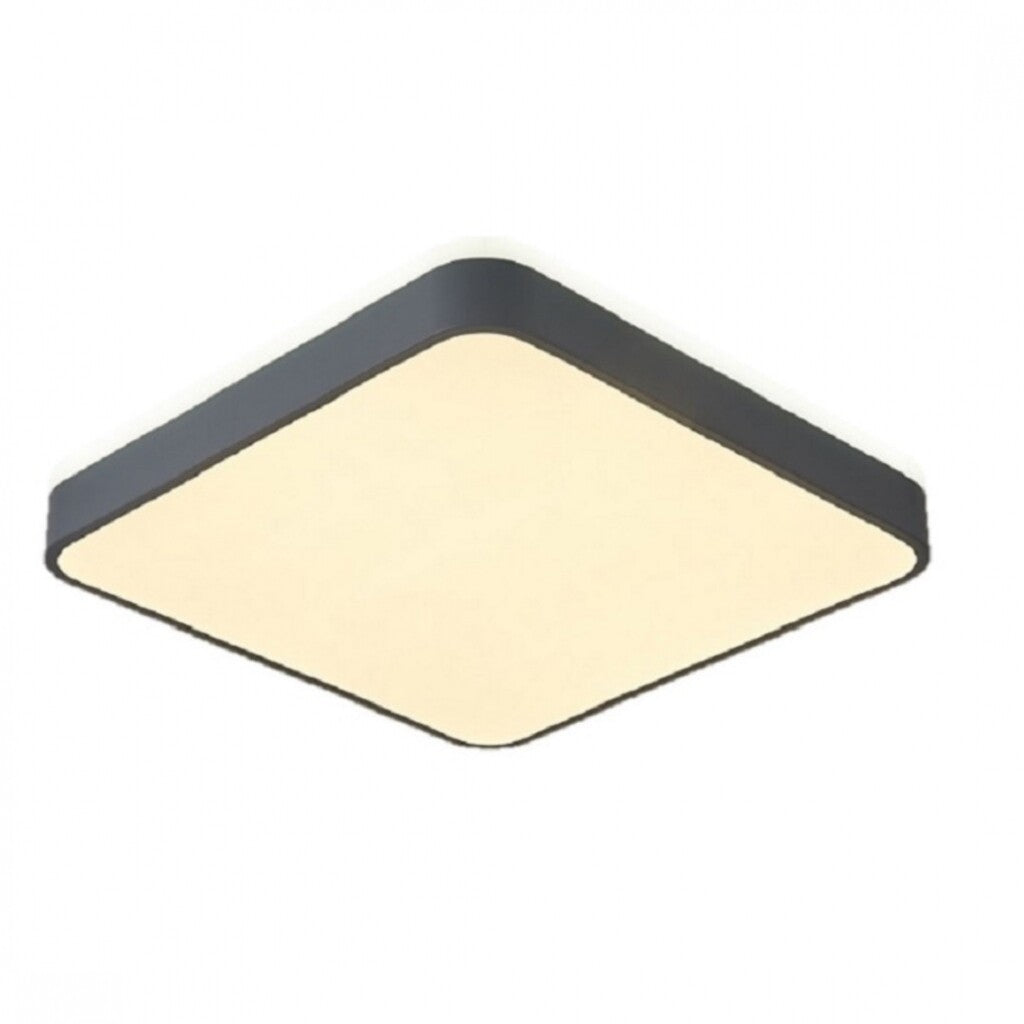 Plafón LED cuadrado a control remoto varias funciones 32w