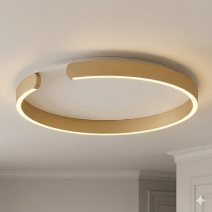 Plafón LED, Diseño anillo cortado, Dimerizable 30W 40CM