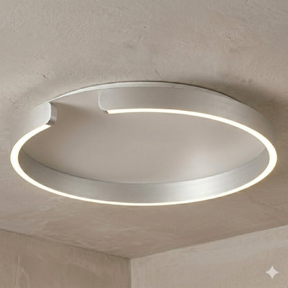 Plafón LED, Diseño anillo cortado, Dimerizable 40W 60CM
