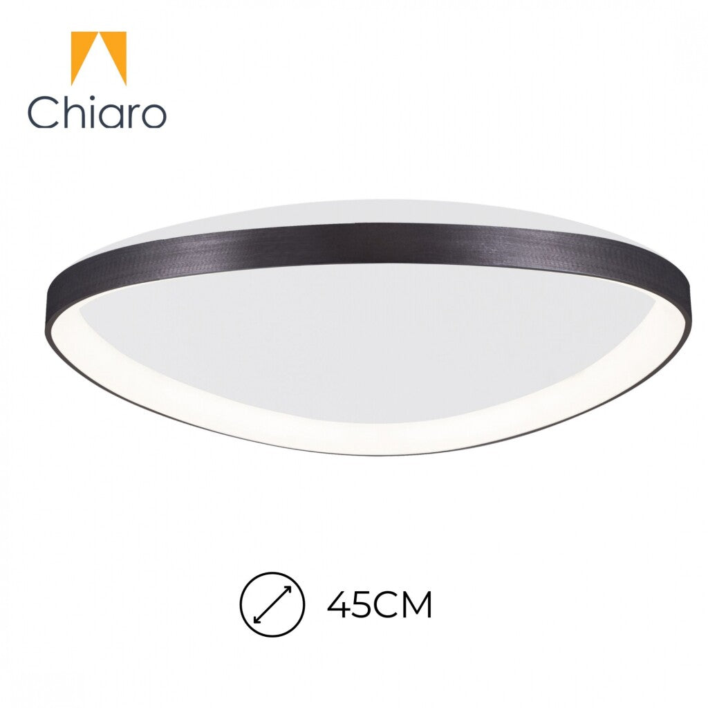Plafón LED, Diseño triangular, Dimerizable 38W 45CM