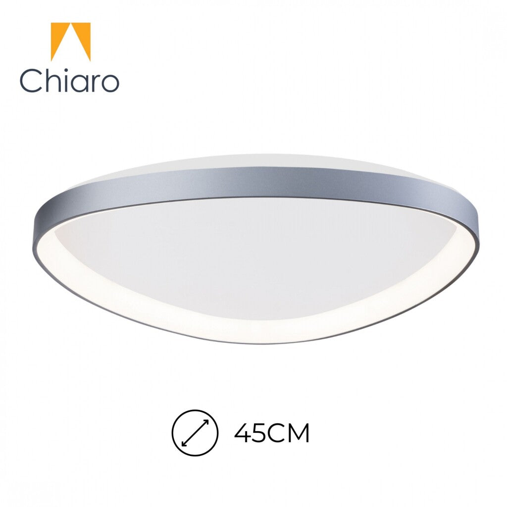 Plafón LED, Diseño triangular, Dimerizable 38W 45CM