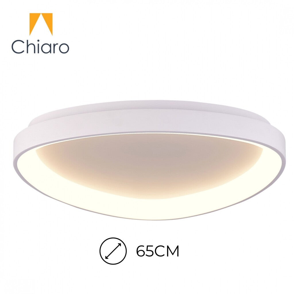 Plafón LED, Diseño triangular, Dimerizable 48W 65CM