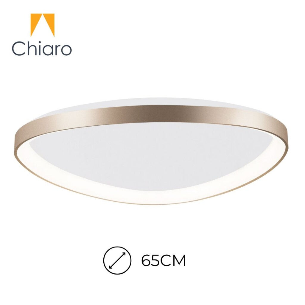 Plafón LED, Diseño triangular, Dimerizable 48W 65CM