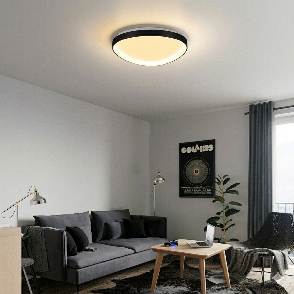 Plafón LED, Diseño triangular, Dimerizable 48W 65CM