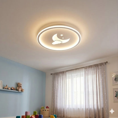Plafón LED lunas y estrellas, a control remoto con funciones