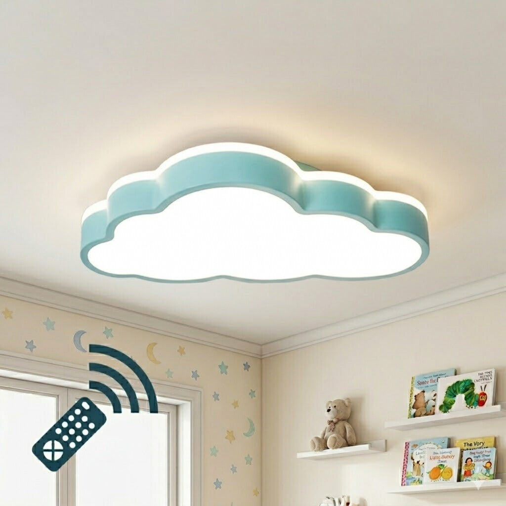Plafón LED nube a control remoto con funciones