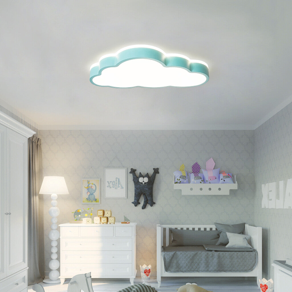 Plafón LED nube a control remoto con funciones