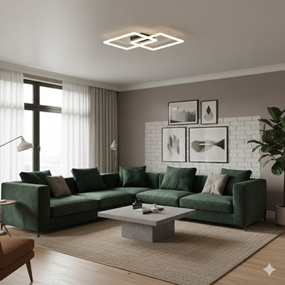 Plafon Spot Led doble marco dimerizable 30W