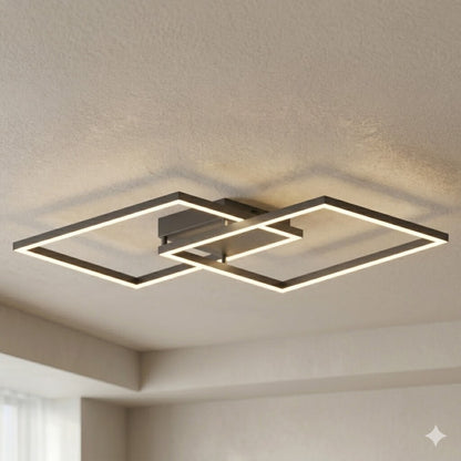 Plafon Spot Led doble marco dimerizable 30W