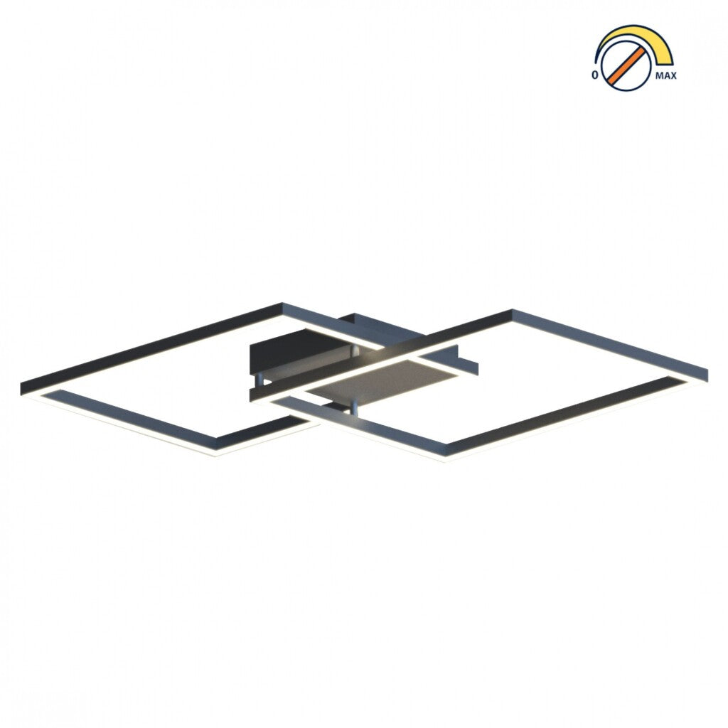 Plafon Spot Led doble marco dimerizable 30W