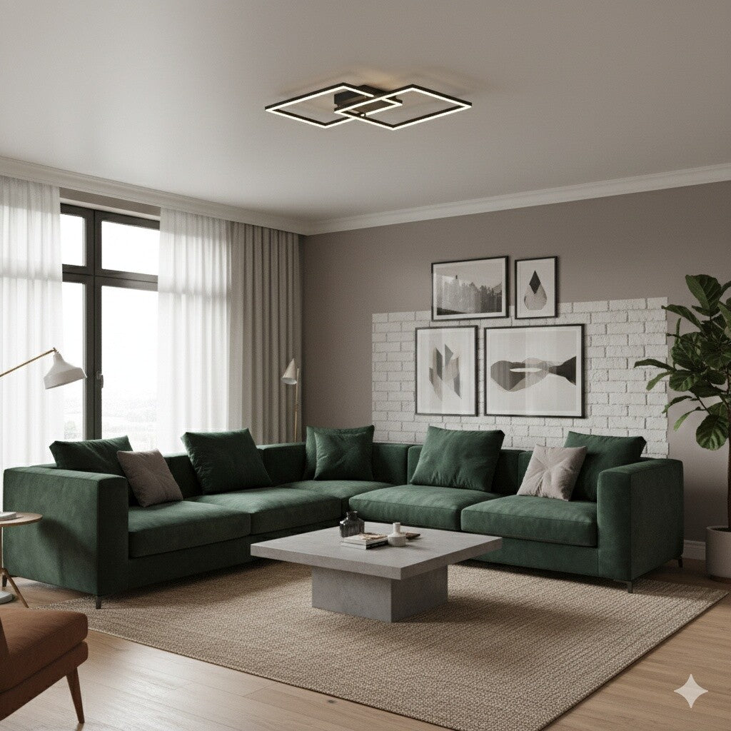 Plafon Spot Led doble marco dimerizable 30W