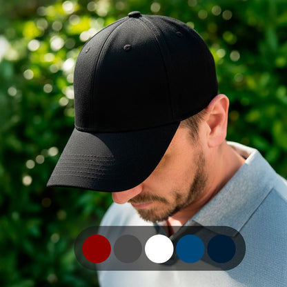 GORRO PREMIUM 6 PANELES C/VISERA LISO