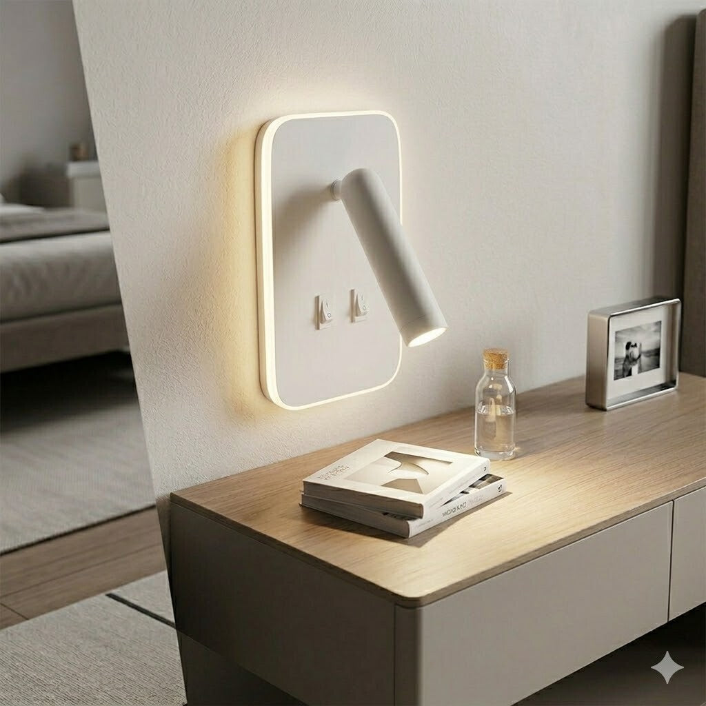 Portátil led de pared con SPOT móvil, DOBLE LUZ