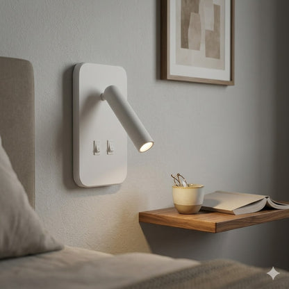 Portátil led de pared con SPOT móvil, DOBLE LUZ