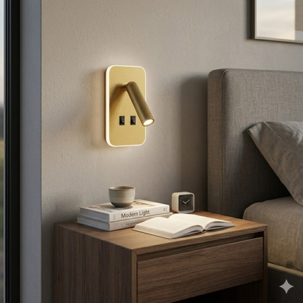 Portátil led de pared con SPOT móvil, DOBLE LUZ