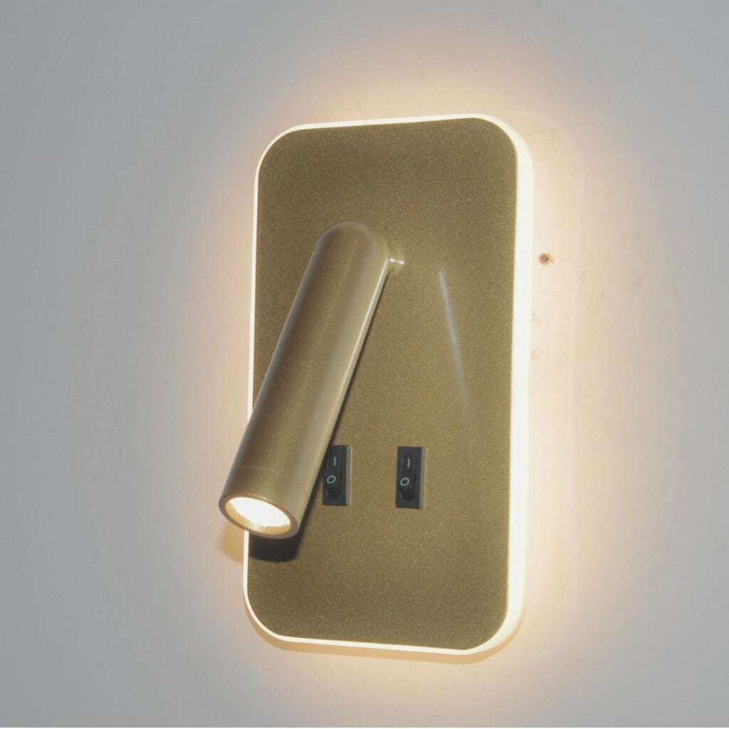 Portátil led de pared con SPOT móvil, DOBLE LUZ
