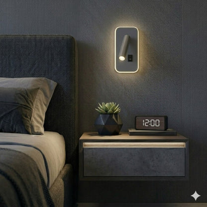 Portátil led de pared con SPOT móvil, DOBLE LUZ