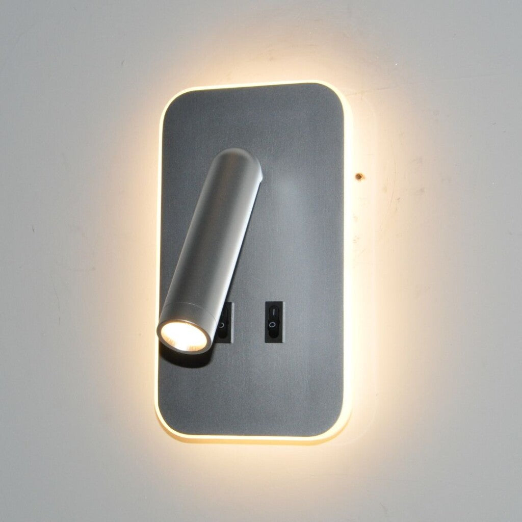 Portátil led de pared con SPOT móvil, DOBLE LUZ