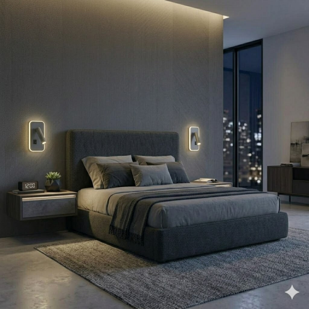 Portátil led de pared con SPOT móvil, DOBLE LUZ