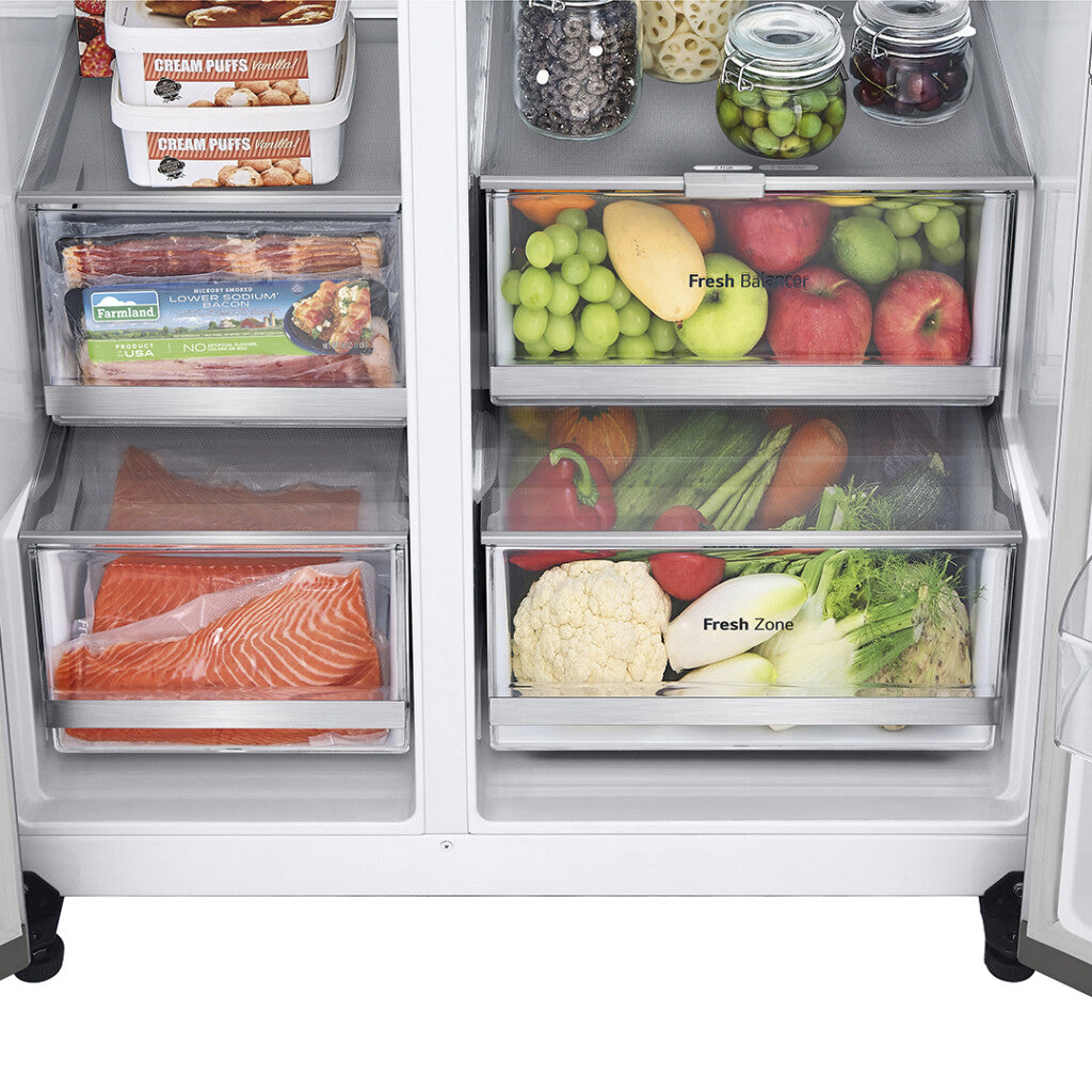 Refrigerador LG inverter InstaView 674L GS66SXSC