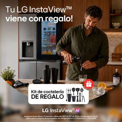 Refrigerador LG inverter InstaView 674L GS66SXSC
