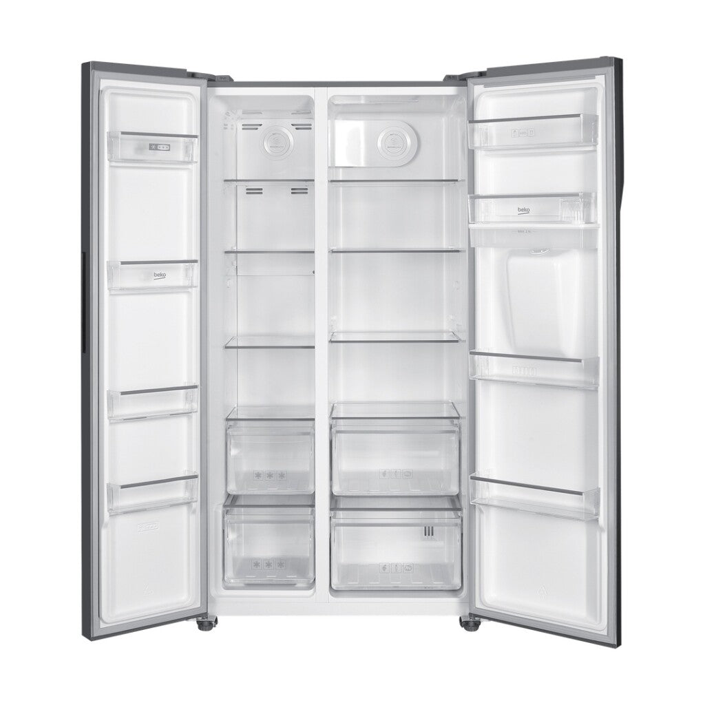 Refrigerador ProSmart™ Inverter Inox Side by side Beko 532L GNO5322WDXPN