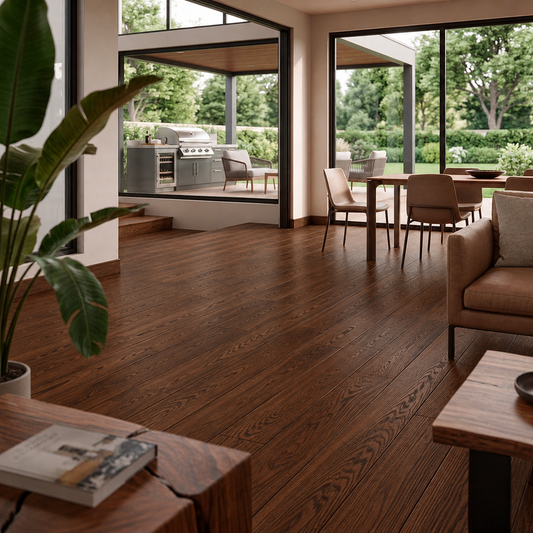 TABLAS P/PISO 140MMX25MMX2.9M ROBLE OSCURO LH-5273