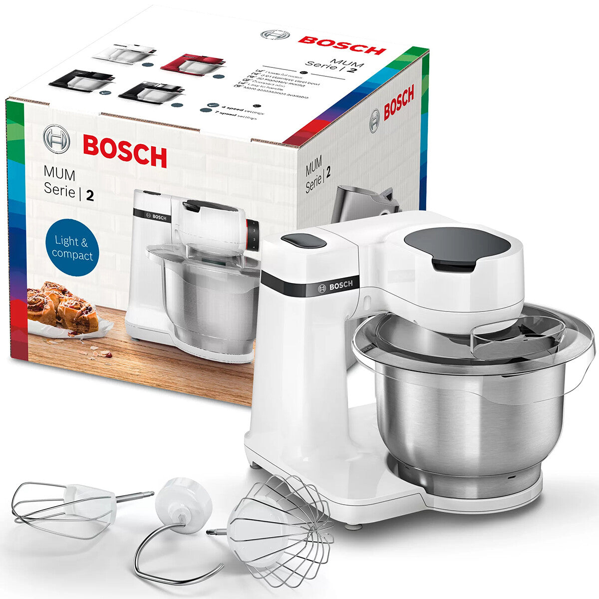 Robot de cocina Bosch MUMS2EW00 blanco 700W