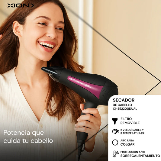 secador de pelo 2200W bi-voltaje