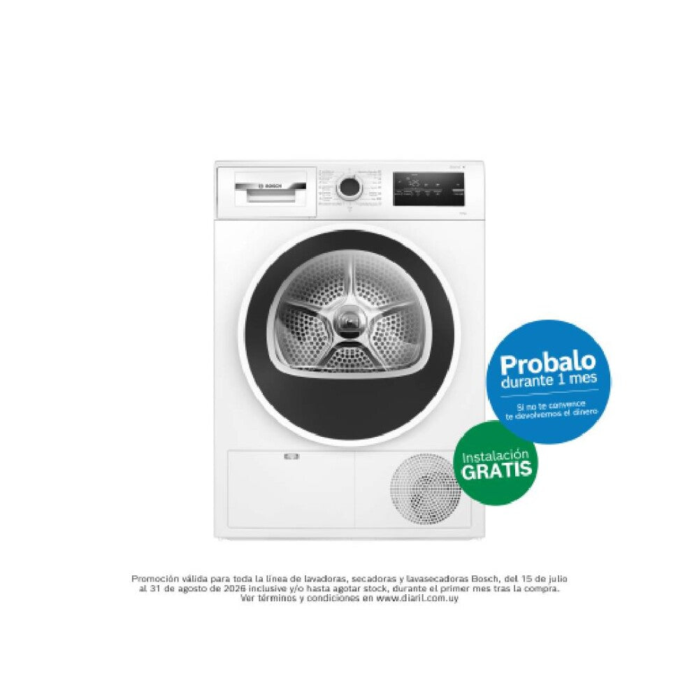 Secarropas Bosch con bomba de calor WTR83200ES 8 kg
