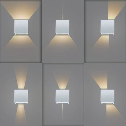 Spot aplique cubo led ángulo regulable 10w IP65