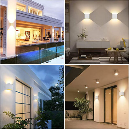 Spot aplique cubo led ángulo regulable 10w IP65