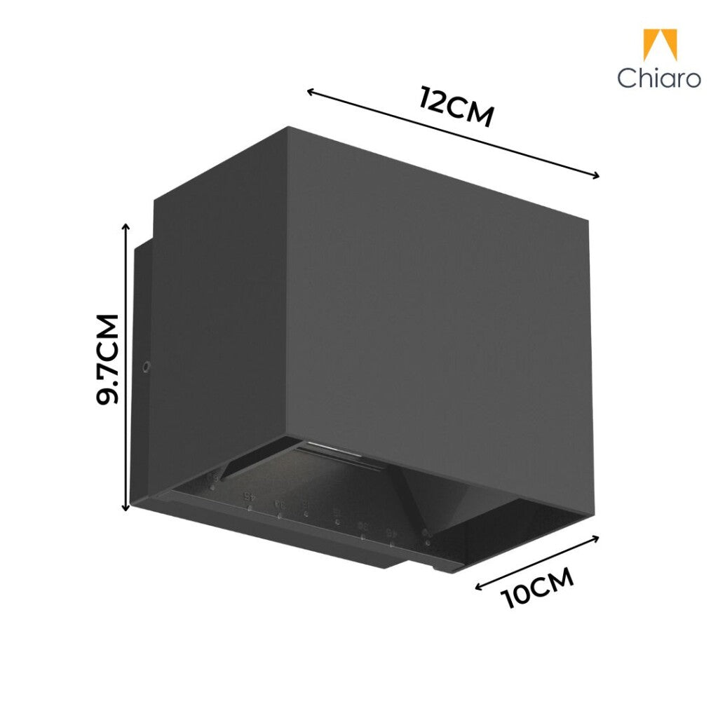 Spot aplique CUBO UNIDIRECCIONAL LED ángulo regulable IP65