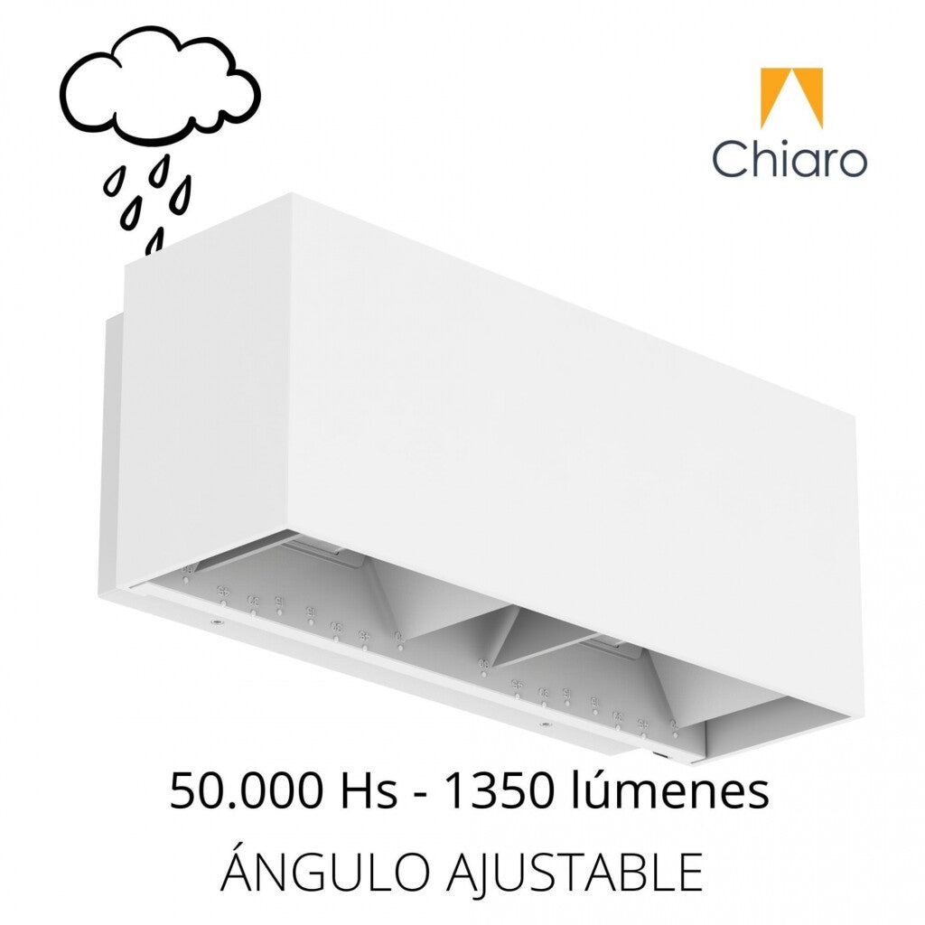 Spot aplique doble led ángulo regulable 18W IP65