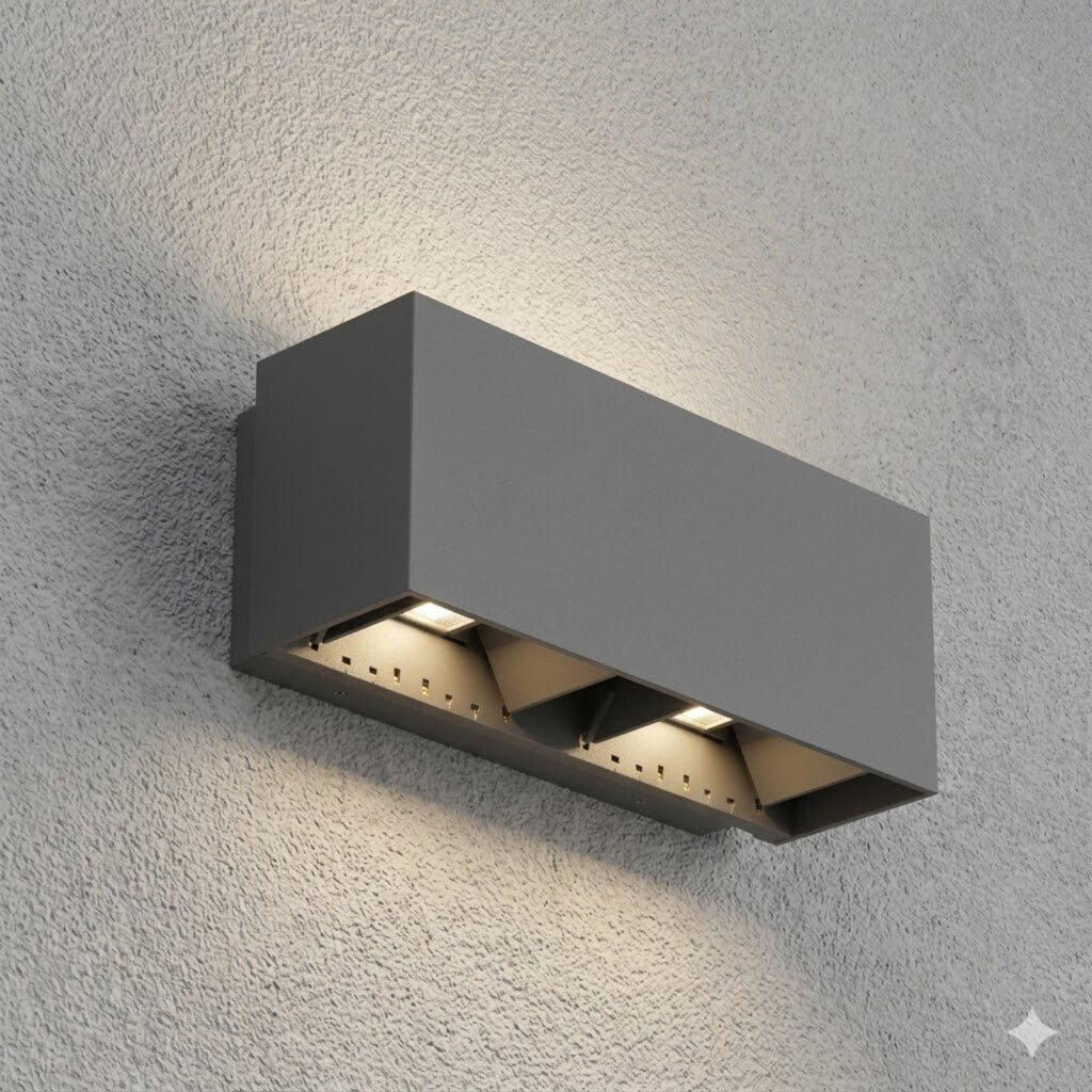 Spot aplique doble led ángulo regulable 18W IP65